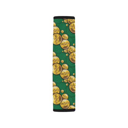 Bitcoin Pattern Print Design DO02 Car Seat Belt Cover