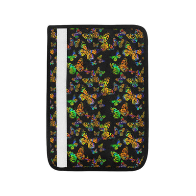 Butterfly Neon Color Print Pattern Car Seat Belt Cover