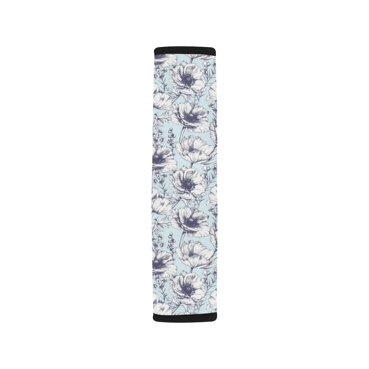 Anemone Pattern Print Design 02 Car Seat Belt Cover