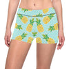 Pineapple Pattern Print Design PP01 Yoga Shorts