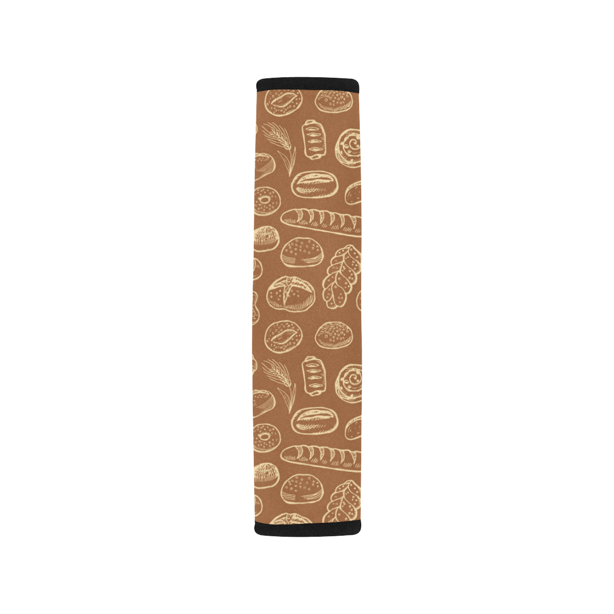 Bread Pattern Print Design 03 Car Seat Belt Cover