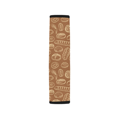 Bread Pattern Print Design 03 Car Seat Belt Cover