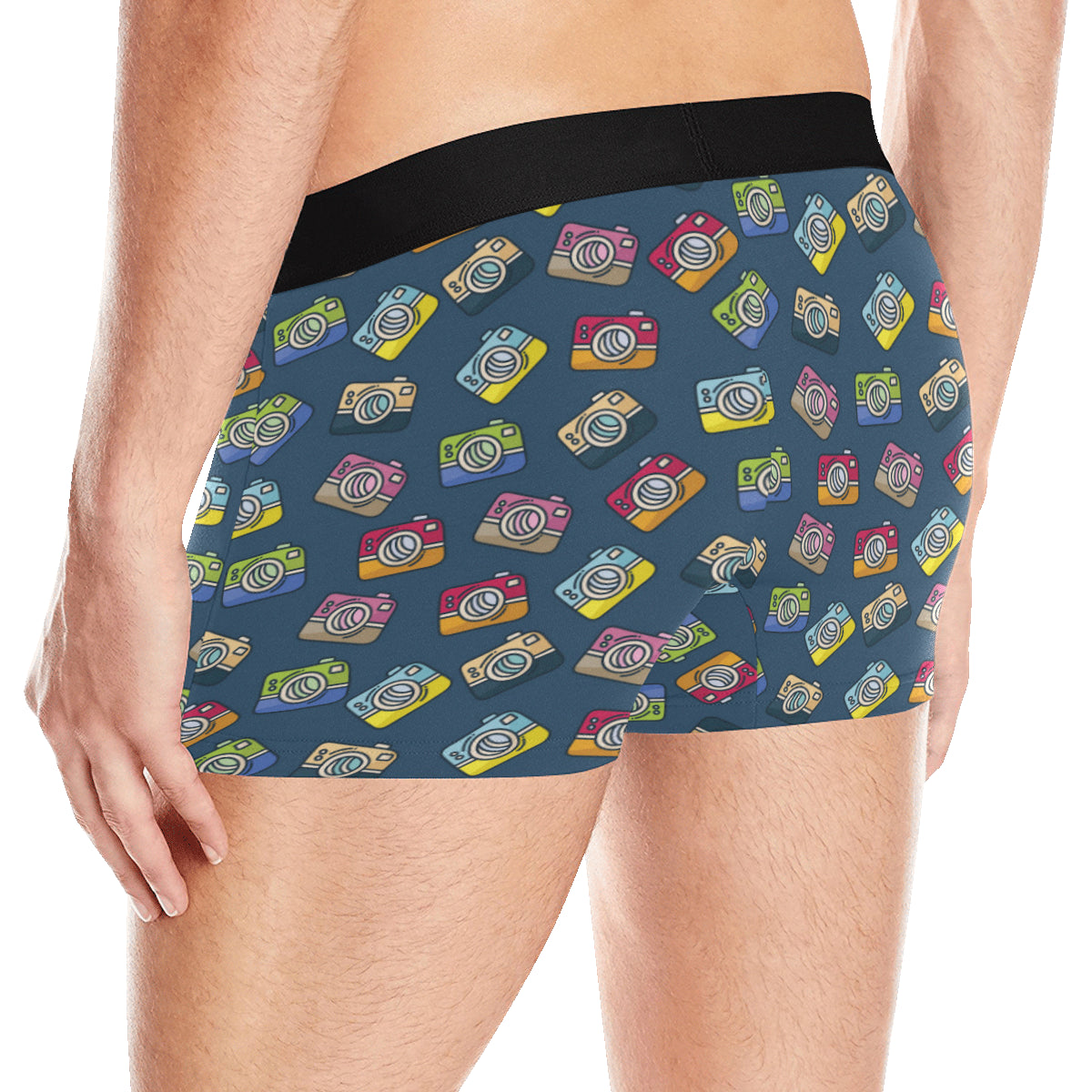 Camera Pattern Print Design 03 Men's Boxer Briefs