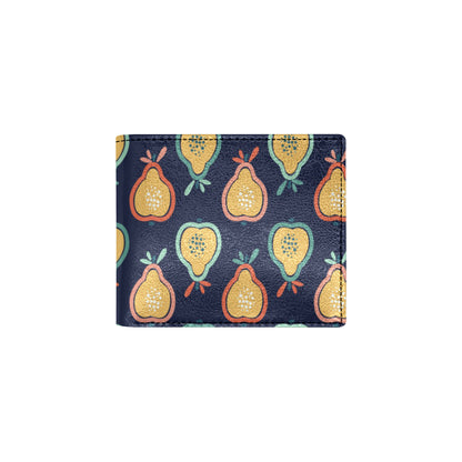 Pear Pattern Print Design PE03 Men's ID Card Wallet
