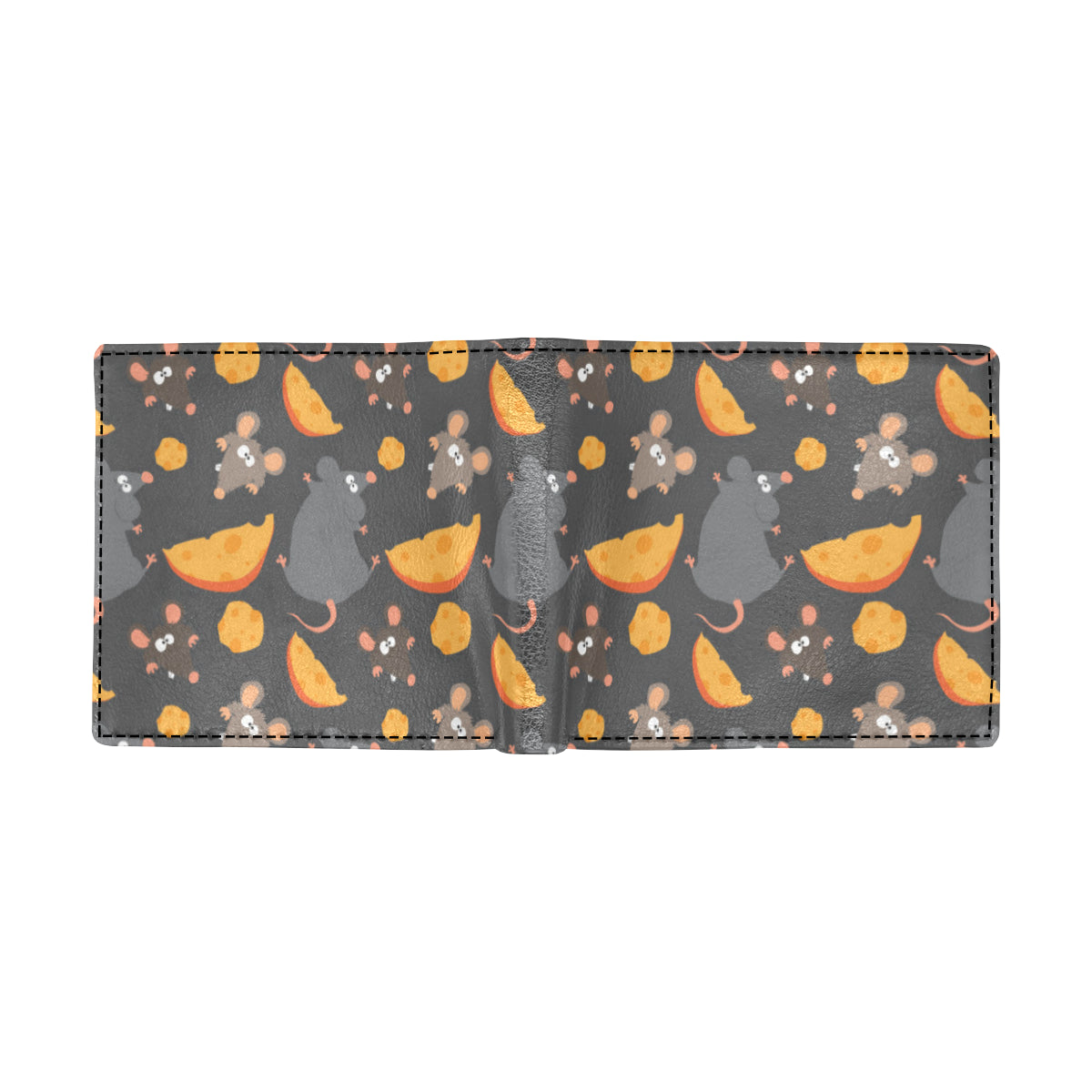 Rat Pattern Print Design 04 Men's ID Card Wallet