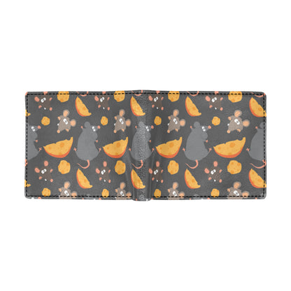 Rat Pattern Print Design 04 Men's ID Card Wallet