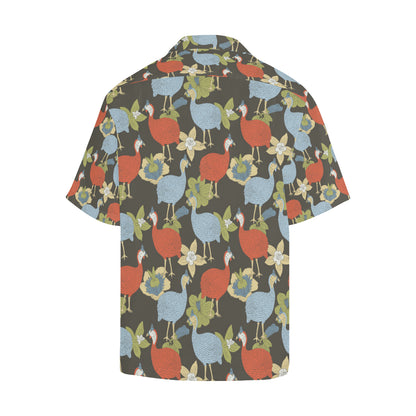 Guinea Fowl Pattern Print Design 02 Men's Hawaiian Shirt