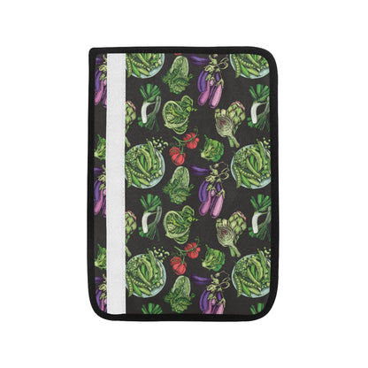 Lettuce Pattern Print Design 01 Car Seat Belt Cover