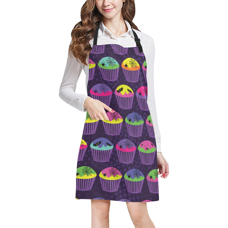 CupCake Halloween Apron with Pocket