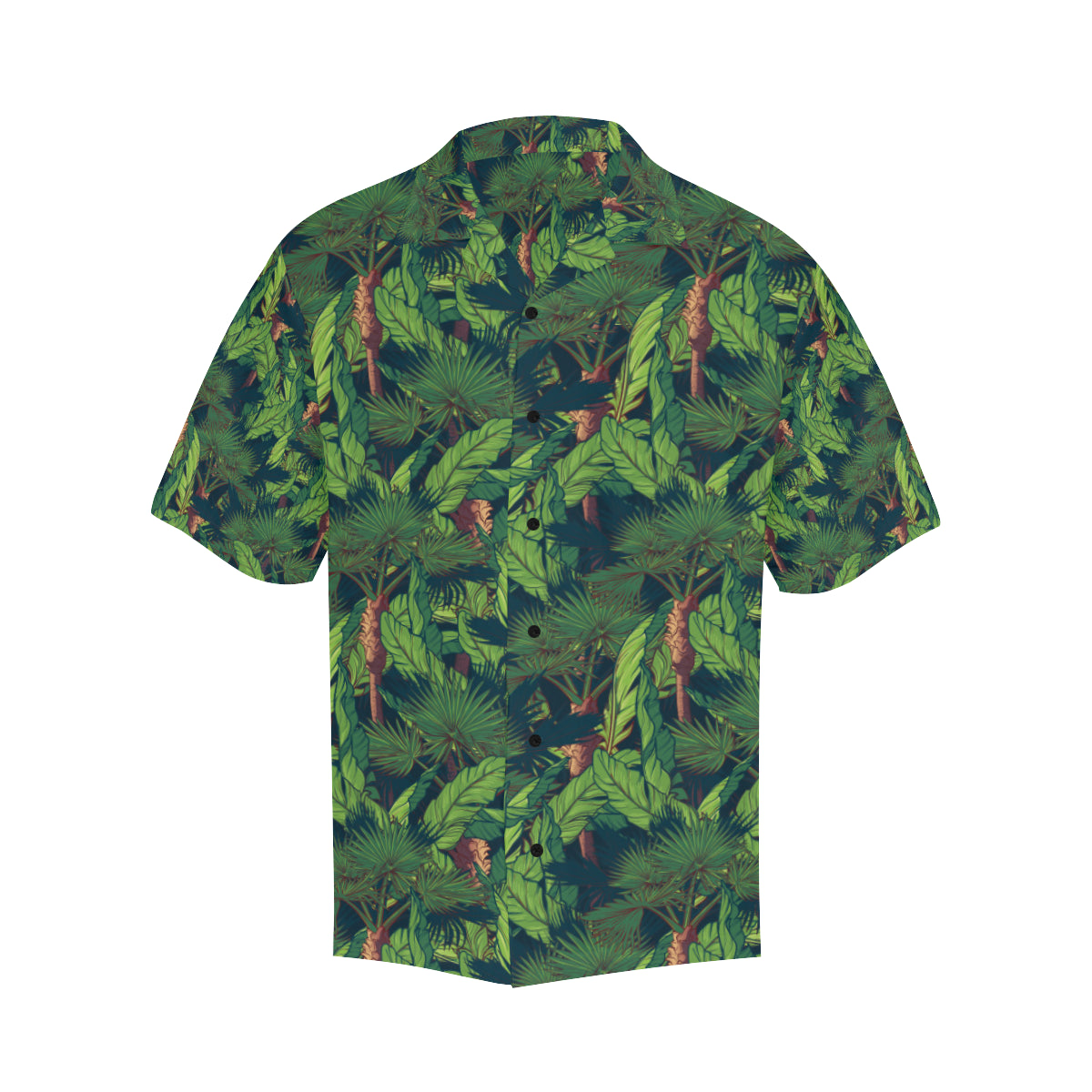 Rainforest Pattern Print Design A01 Men's Hawaiian Shirt
