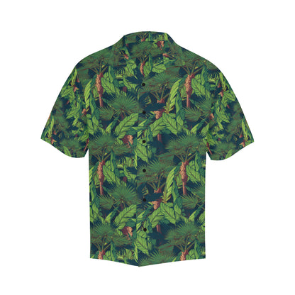 Rainforest Pattern Print Design A01 Men's Hawaiian Shirt