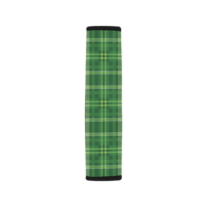 Irish Plaid Pattern Print Design 02 Car Seat Belt Cover