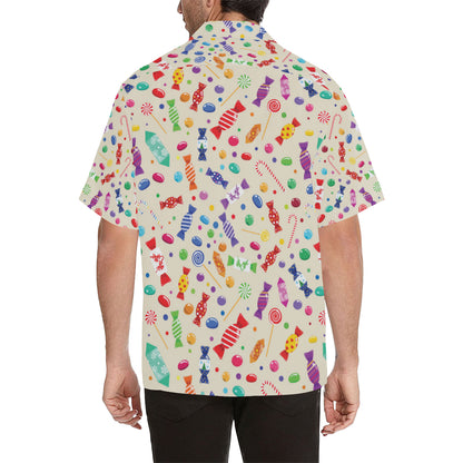 Candy Pattern Print Design 04 Men's Hawaiian Shirt