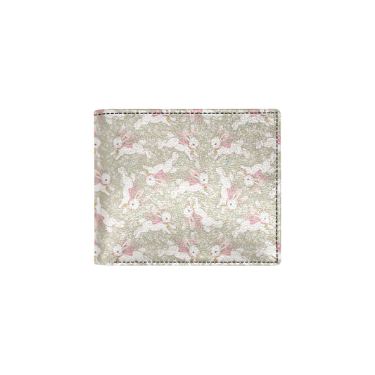 Bunny Pattern Print Design 06 Men's ID Card Wallet