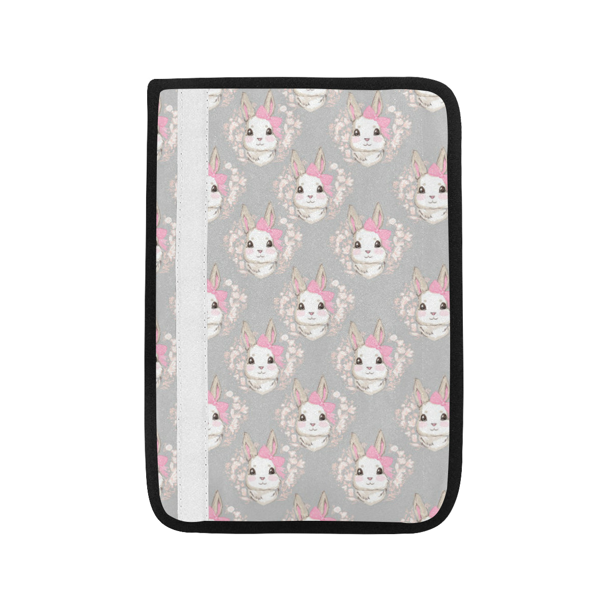Rabbit Pattern Print Design RB07 Car Seat Belt Cover