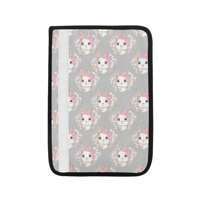 Rabbit Pattern Print Design RB07 Car Seat Belt Cover