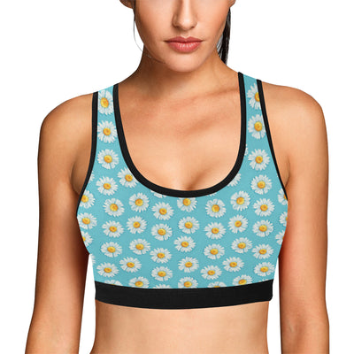 Daisy Pattern Print Design DS03 Sports Bra