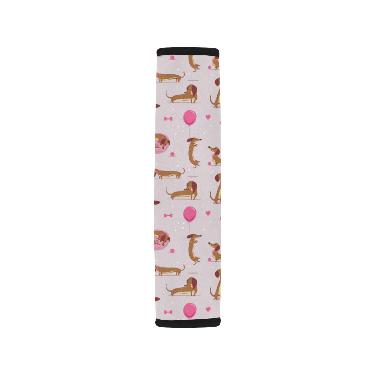 Dachshund Pattern Print Design 10 Car Seat Belt Cover