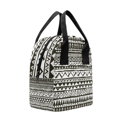 Hand draw Tribal Aztec Insulated Lunch Bag