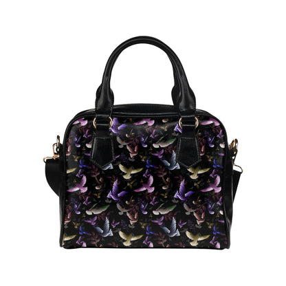 Pigeon Pattern Print Design 01 Shoulder Handbag