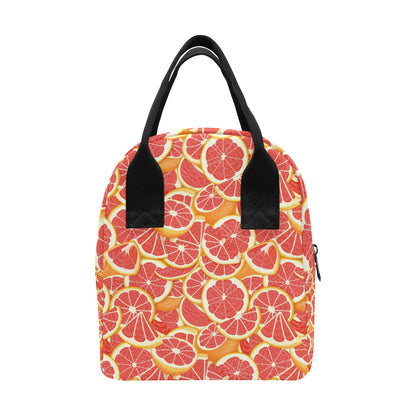 Grapefruit Pattern Print Design GF02 Insulated Lunch Bag