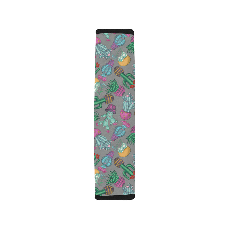 Cactus Colorful Print Pattern Car Seat Belt Cover