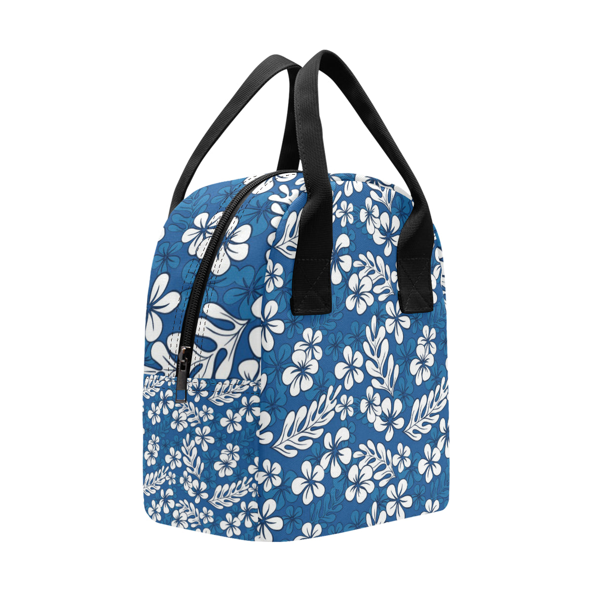 Plumeria Pattern Print Design PM015 Insulated Lunch Bag