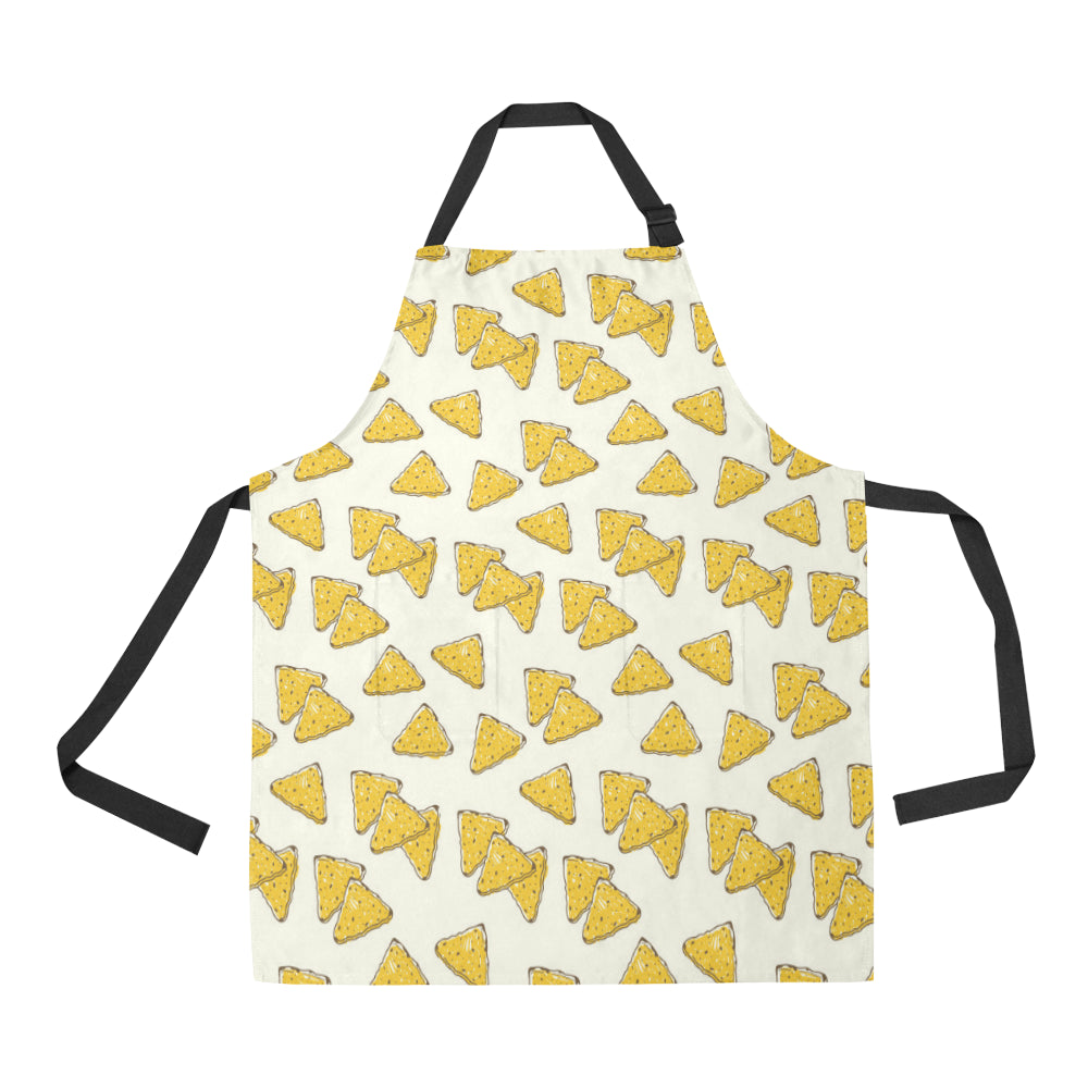 Nachos Pattern Print Design A01 Apron with Pocket