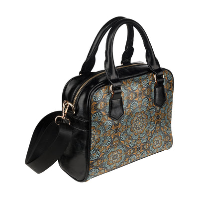 Mandala Pattern Print Design 05 Shoulder Handbag