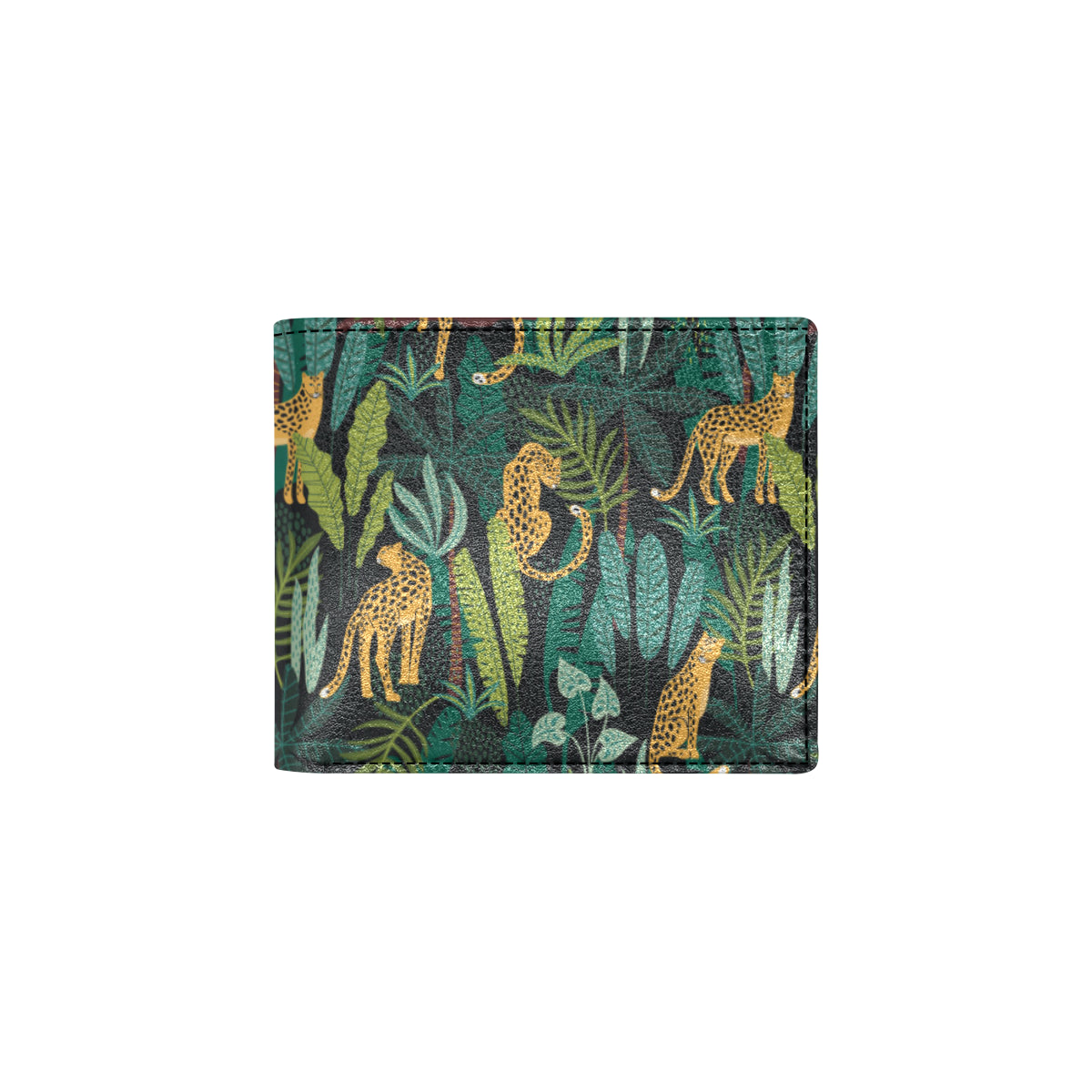 Jaguar Jungle Pattern Print Design 03 Men's ID Card Wallet