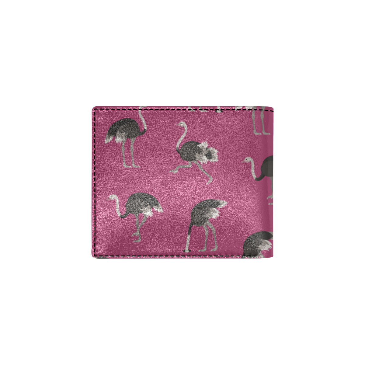 Emu Pattern Print Design 02 Men's ID Card Wallet