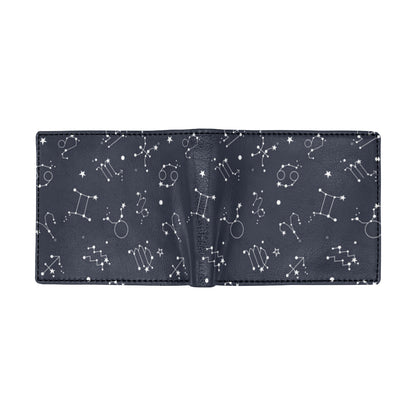 Constellation Pattern Print Design 05 Men's ID Card Wallet