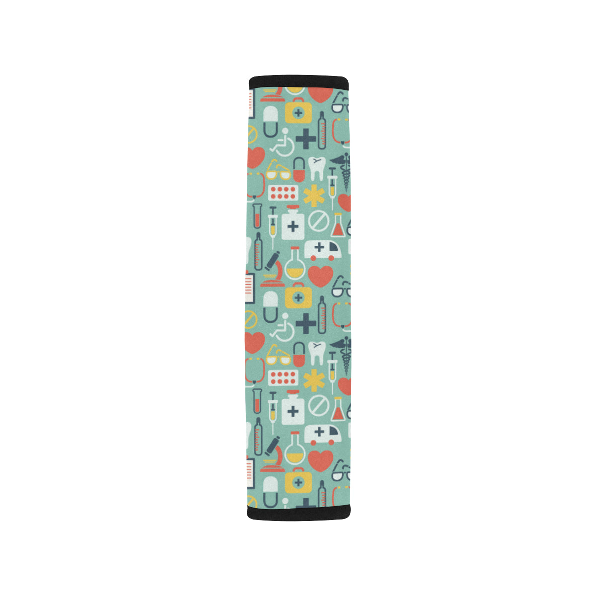 Medical Pattern Print Design 02 Car Seat Belt Cover