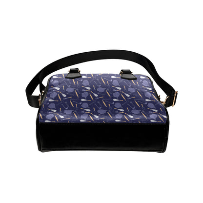 Cooking Kitchen Tools Pattern Print Design 04 Shoulder Handbag