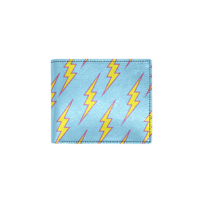 Lightning Thunder Pattern Print Design 02 Men's ID Card Wallet