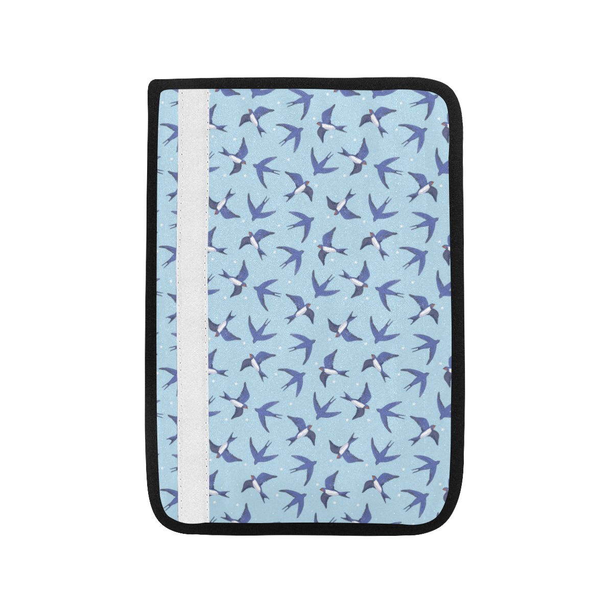 Swallow Bird Pattern Print Design 06 Car Seat Belt Cover