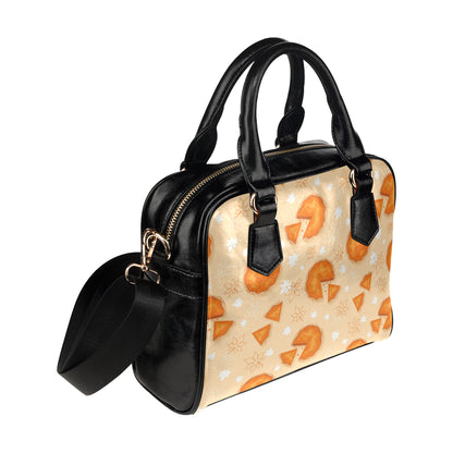 Pie Pattern Print Design A01 Shoulder Handbag