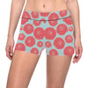 Marigold Pattern Print Design MR03 Yoga Shorts