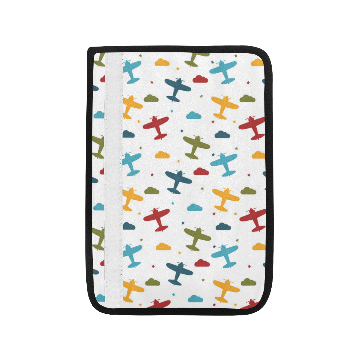 Airplane Pattern Print Design 06 Car Seat Belt Cover