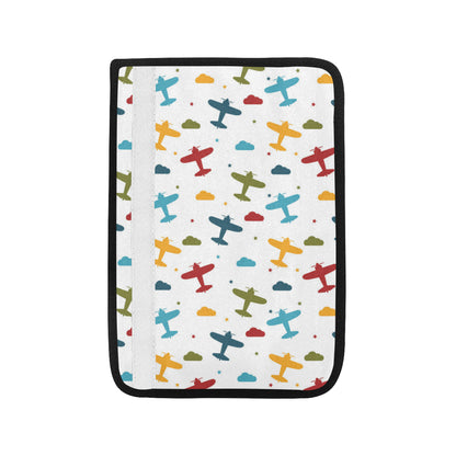 Airplane Pattern Print Design 06 Car Seat Belt Cover