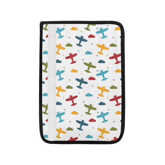 Airplane Pattern Print Design 06 Car Seat Belt Cover