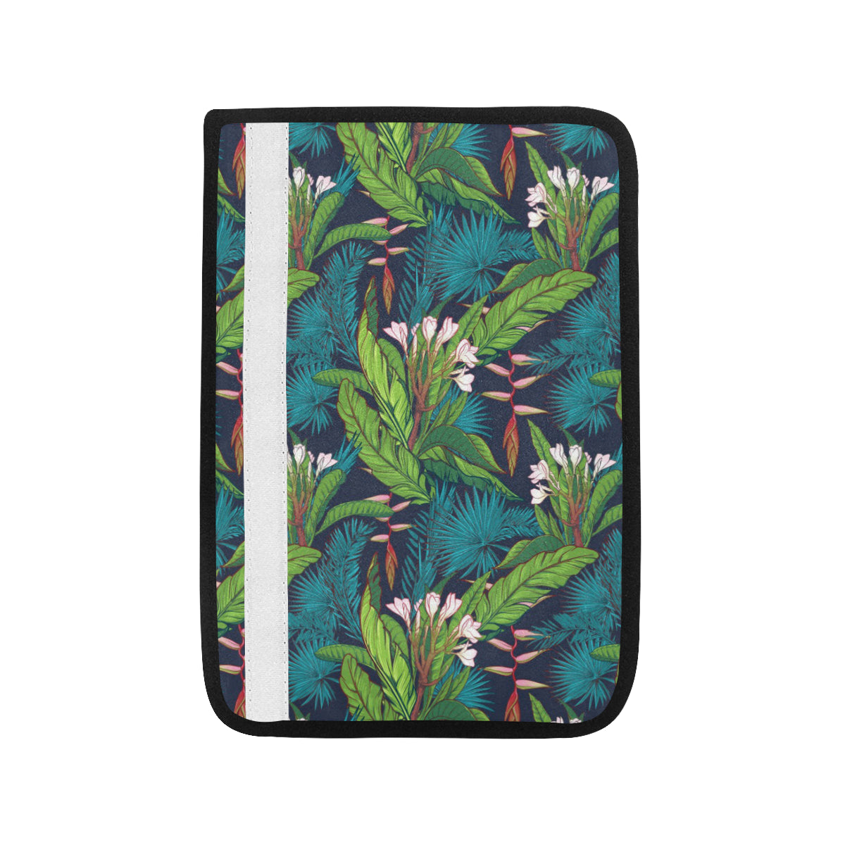 Rainforest Pattern Print Design RF01 Car Seat Belt Cover