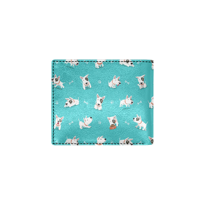 Bull Terriers Pattern Print Design 07 Men's ID Card Wallet