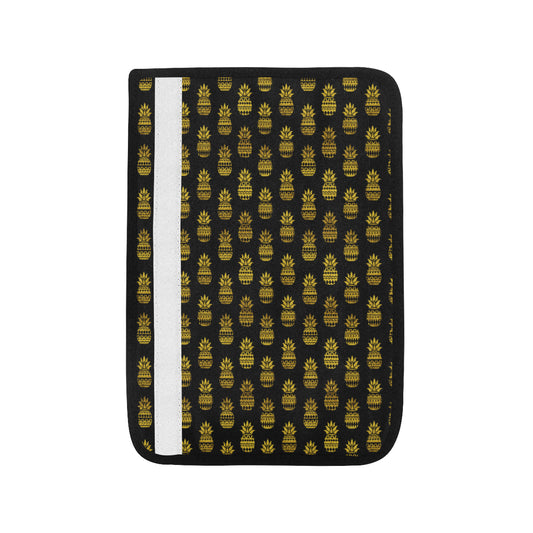 Pineapple Gold Tribal Style Print Car Seat Belt Cover
