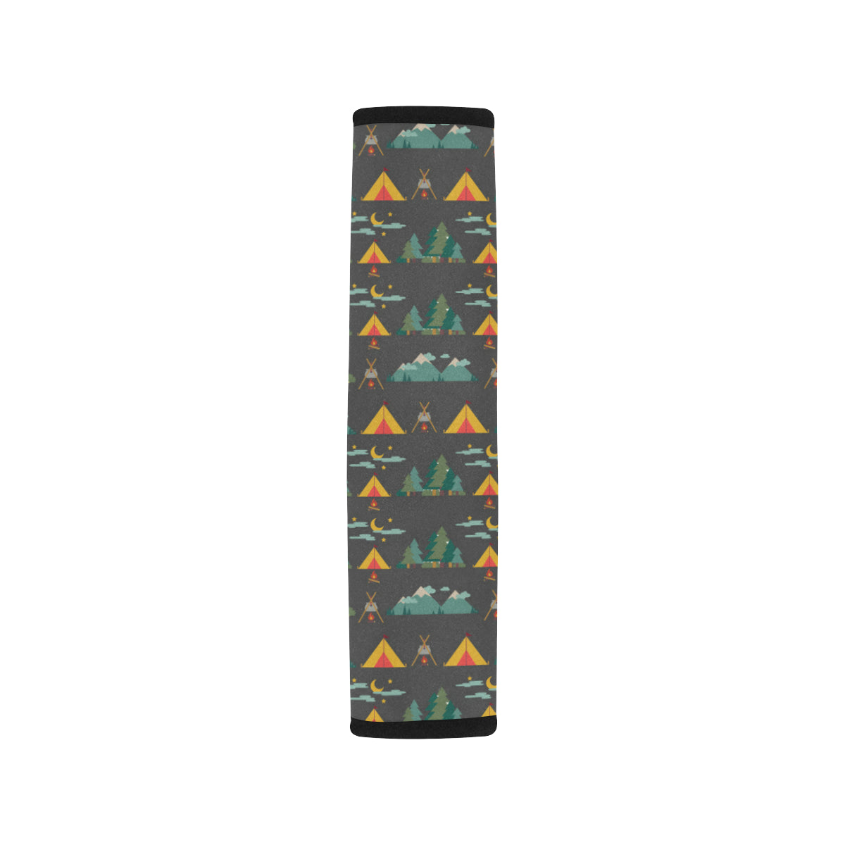 Camping Tent Pattern Print Design 03 Car Seat Belt Cover