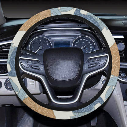 Guinea Fowl Pattern Print Design 01 Steering Wheel Cover with Elastic Edge