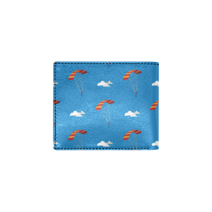 Skydiving Pattern Print Design 02 Men's ID Card Wallet