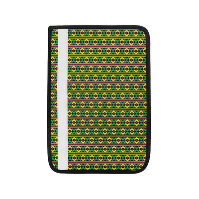 African Geometric Print Pattern Car Seat Belt Cover