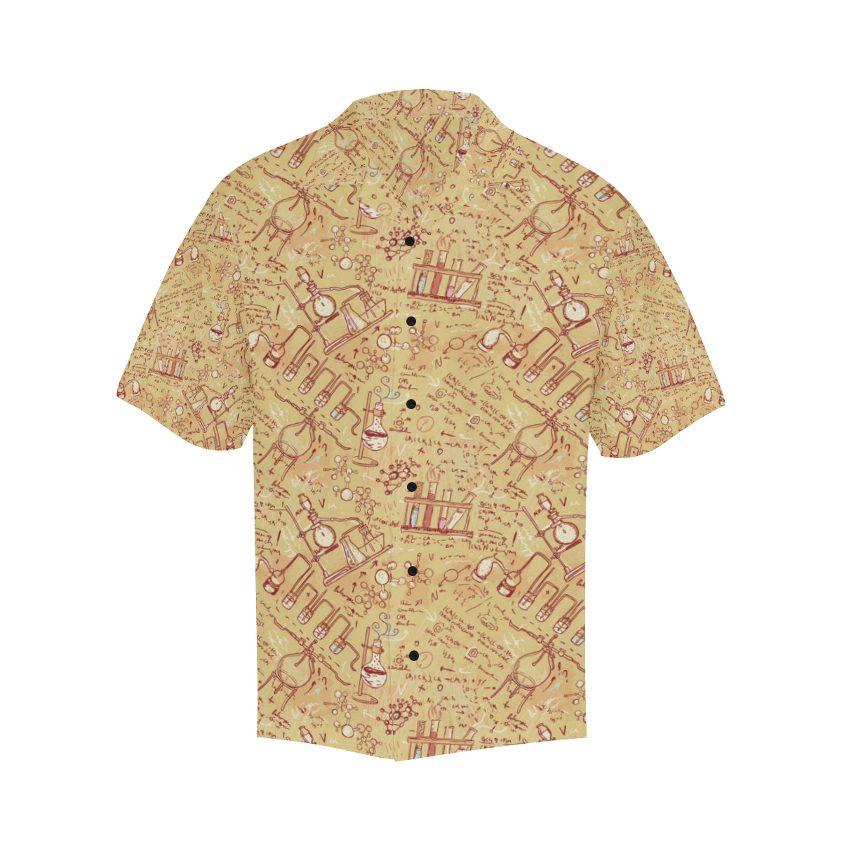Chemical Pattern Print Design 01 Men's Hawaiian Shirt