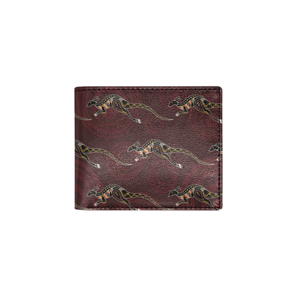 Kangaroos Pattern Print Design 05 Men's ID Card Wallet